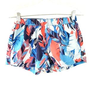 Patagonia Barely Baggies Leaf Pattern Shorts